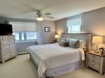 Master bedroom features a King Sized bed